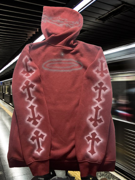 PRAY• Hoody/Burgundy